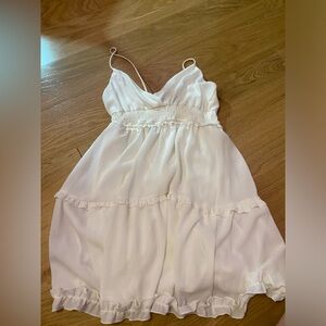 White sun dress